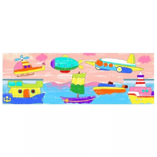 Avenir Építs és rajzolj fejlesztő kreatív készlet – Közlekedés