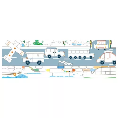 Avenir Építs és rajzolj fejlesztő kreatív készlet – Közlekedés