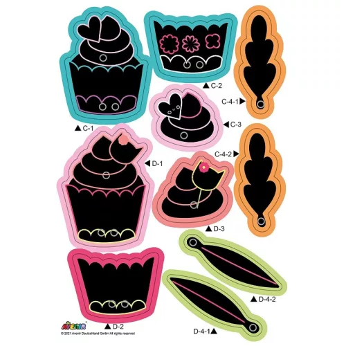 Avenir Karckép technika dekoráció – Torták