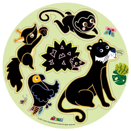 Avenir 2 az 1-ben karckép készítő és horgászjáték – Dzsungel