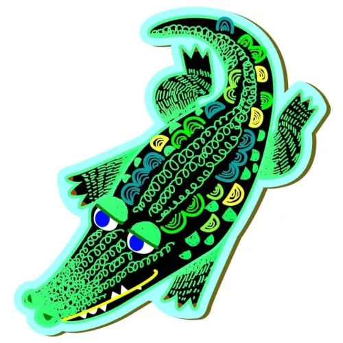 Avenir 2 az 1-ben karckép készítő és horgászjáték – Dzsungel