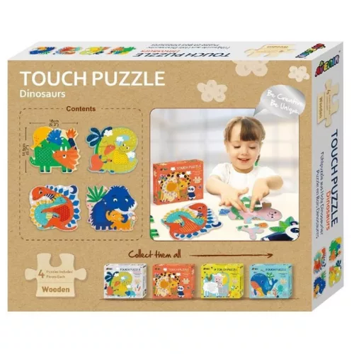 Avenir Fa tapintós puzzle – Dinók
