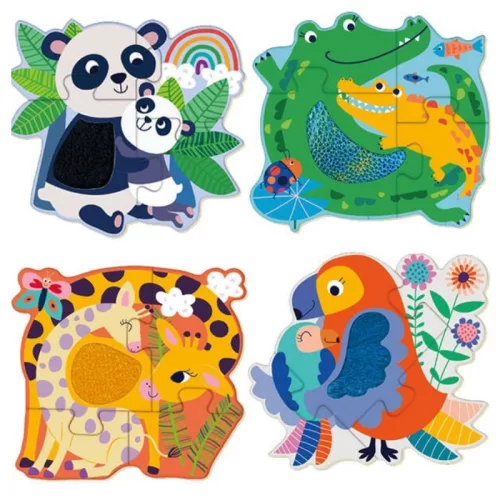 Avenir Fa tapintós puzzle – Dzsungel