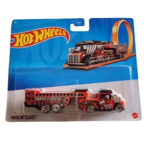 Hot Wheels Track Stars szállítóautó - Haulin' Class' (piros)