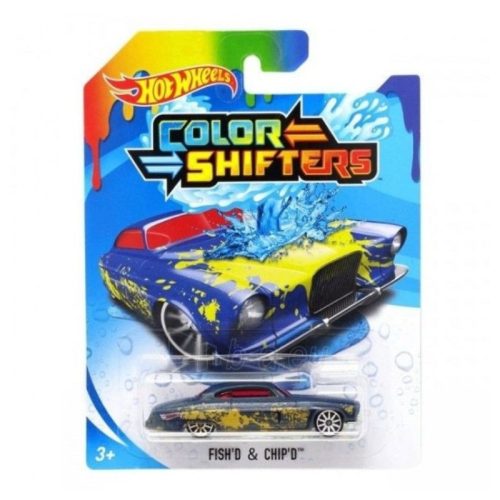 Hot Wheels Colour Shifters színváltós kisautó - Fish'D & Chip'D