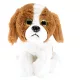 Ülő Basset hound plüss figura (17 cm)