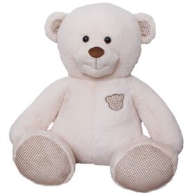 Tomy maci – krém színű mackó plüss figura (75/100 cm)