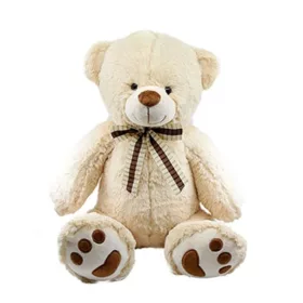 Juli maci - Krém színű mackó plüss figura (50 cm)