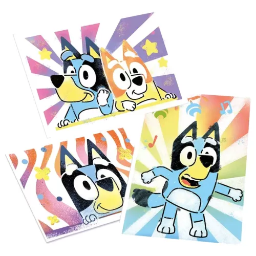 Canal Toys Bluey Airbrush Art poszter készítő szett bőröndben
