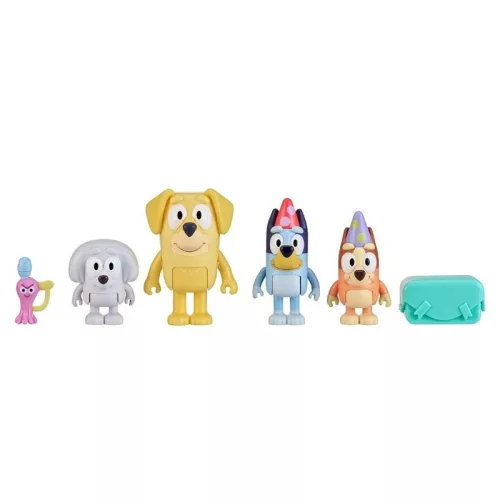 Bluey játékfigura szett – Ajándék figuraszett