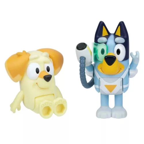 Bluey játékfigura szett – Meglepetés Blaster duplacsomag