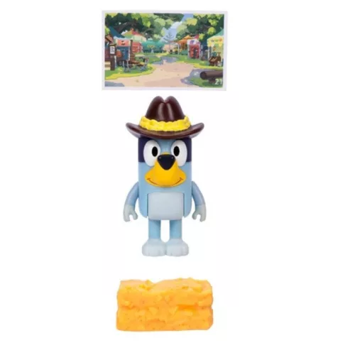 Bluey játékfigura szett – Bluey és szénabála szett