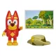 Bluey Rusty figura katonai kalappal