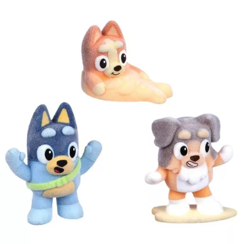 Bluey Fuzzies epizód szettek 1. széria – The beach (3 db-os)