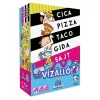 Vízálló Cica, Pizza, Taco, Gida, Sajt kártyajáték