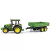 Bruder 02108 John Deere 5115M traktor utánfutóval