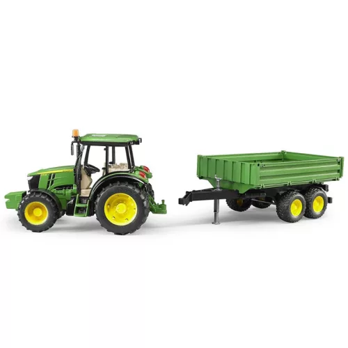 Bruder 02108 John Deere 5115M traktor utánfutóval