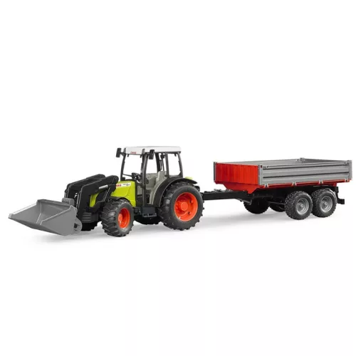 Bruder 02112 Claas Nectis 267 F markolós traktor utánfutóval