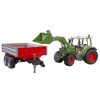 Bruder 02182 Fendt Vario 211 traktor homlokrakodóval és billenővel
