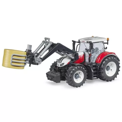 Bruder 02332 bálamarkoló kerek bálával