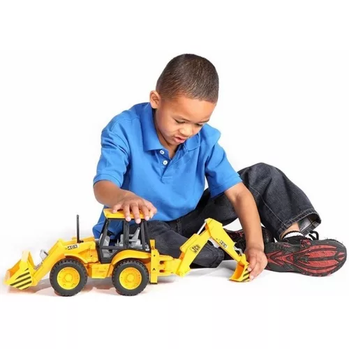 Bruder 02428 JCB 4CX markológép árokásóval