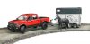 Bruder 02501 RAM 2500 Pickup Truck Power Wagon lószállitó utánfutóval
