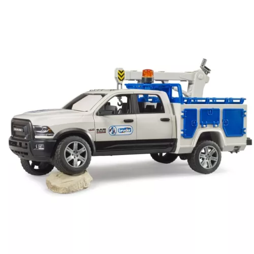 Bruder 02509 RAM szervízkocsi forgó jelzőfénnyel