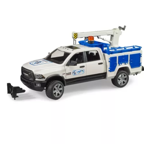 Bruder 02509 RAM szervízkocsi forgó jelzőfénnyel