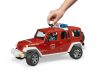 Bruder 02528 Jeep Wrangler Unlimited Rubicon tűzoltóautó tűzoltóval