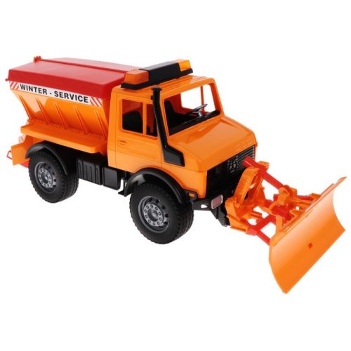 Bruder 02572 Unimog szóróautó hólapáttal