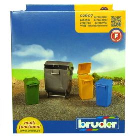 Bruder 02607 szemetes kuka (4 db)