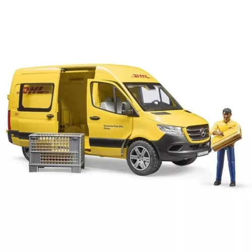 Bruder 02671 Mercedes-Benz Sprinter DHL furgon kiegészítőkkel