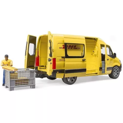 Bruder 02671 Mercedes-Benz Sprinter DHL furgon kiegészítőkkel