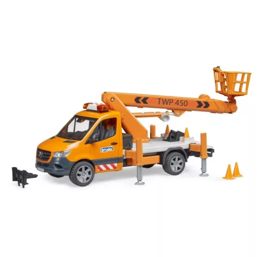 Bruder 02679 Mercedes-Benz Sprinter munkaemelővel