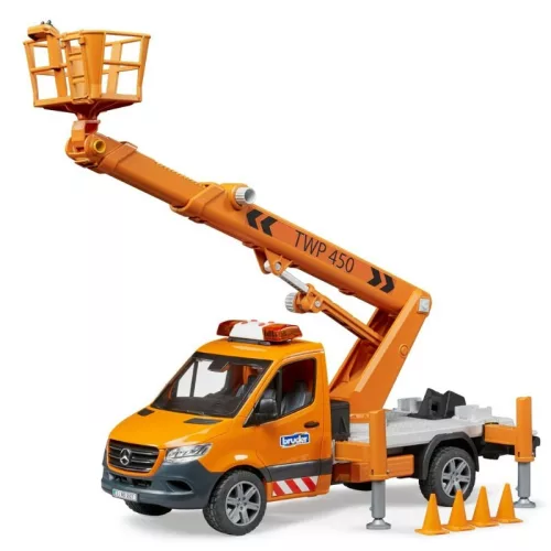 Bruder 02679 Mercedes-Benz Sprinter munkaemelővel