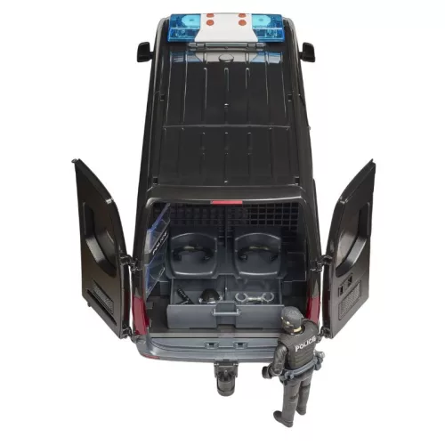 Bruder 02685 MB Sprinter rendőrségi különleges egység rendőrrel