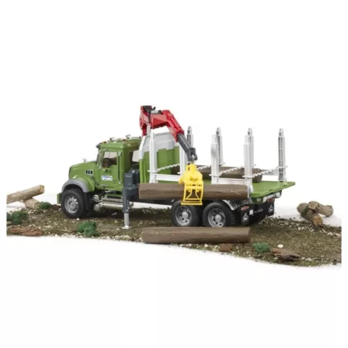 Bruder 02824 Mack Granite rönkszállító kamion