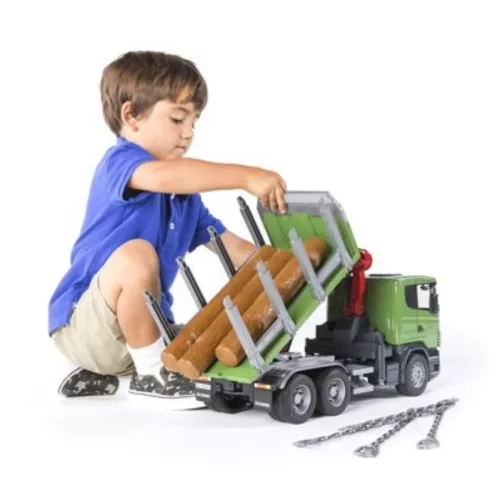 Bruder 02824 Mack Granite rönkszállító kamion