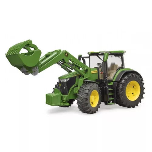 Bruder 3151 John Deere 7R 350 traktor homlokrakodóval