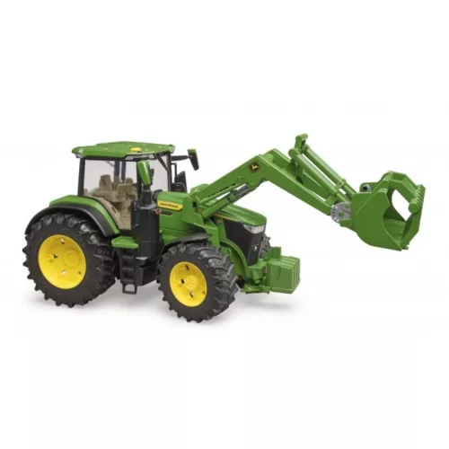 Bruder 3151 John Deere 7R 350 traktor homlokrakodóval