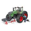 Bruder 04041 Fendt 1050 Vario traktor munkással és szervizberendezéssel
