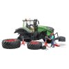 Bruder 04041 Fendt 1050 Vario traktor munkással és szervizberendezéssel