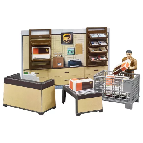 Bruder bworld 62250 UPS csomagpont játékszett