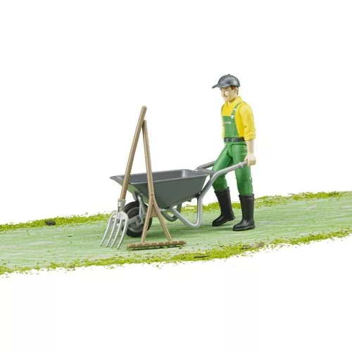 Bruder 62610 Bworld farmer figura kiegészítőkkel