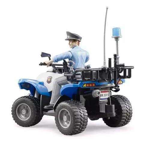 Bruder 63010 rendőrségi quad figurával
