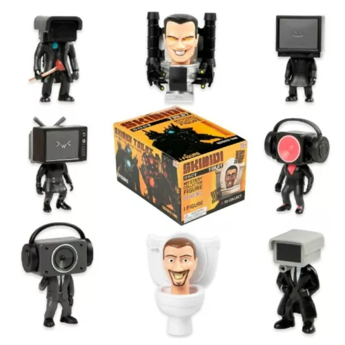 Skibidi meglepetés figura (1 db, 1. sorozat)