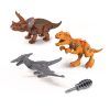 BUKI Dinoszaurusz építő készlet - T-Rex, Pteranodon, Triceratops