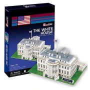 CubicFun C60H 3D kicsi puzzle - Fehér Ház (65 db-os)