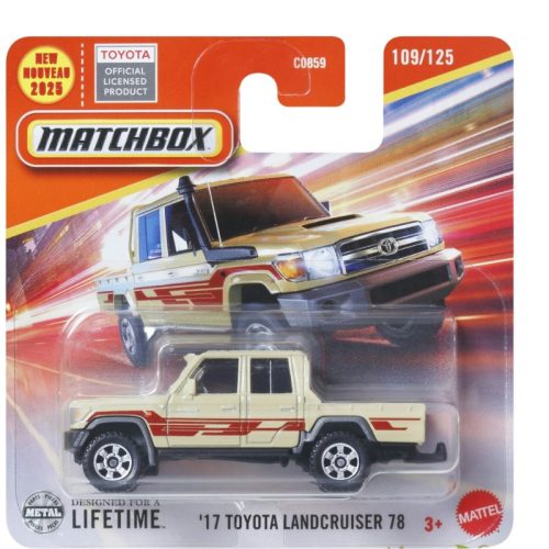 Matchbox 1:64 kisautó 109/125 '17 Toyota Landcruiser 78