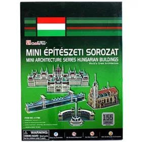 CubicFun C179 3D mini puzzle – Magyar épületek (155 db-os)